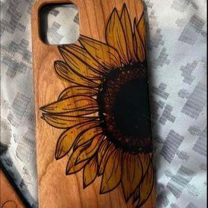 Iphone11 Pro Max wooden carved case